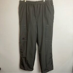 Vintage OTB One Tough Brand Men’s XL Cargo Pants Black Baggy Tech Reversible Y2K